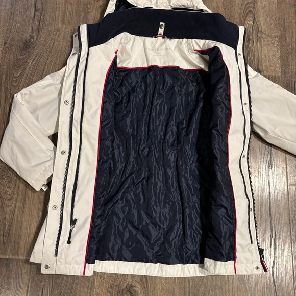 Tommy Hilfiger 3 in 1 All Weather System Jacket White Women’s Size Large - Picture 6 of 16